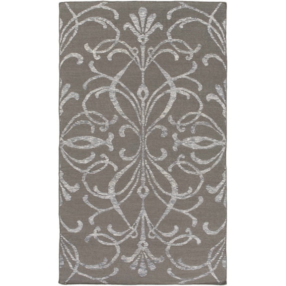 BoutiqueRugs Cottekill Transitional Area Rug - Dark Red, Off White - 2' x 3'