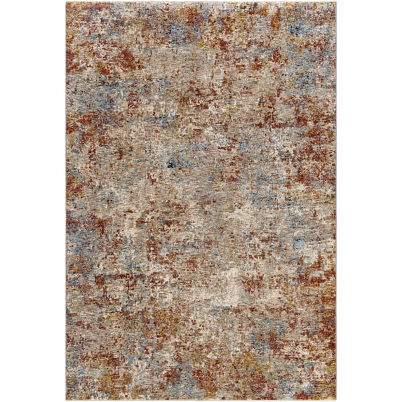 BoutiqueRugs Cranfield Contemporary Area Rug - Dusty Coral, Rust, Cream - 10' x 13'11"