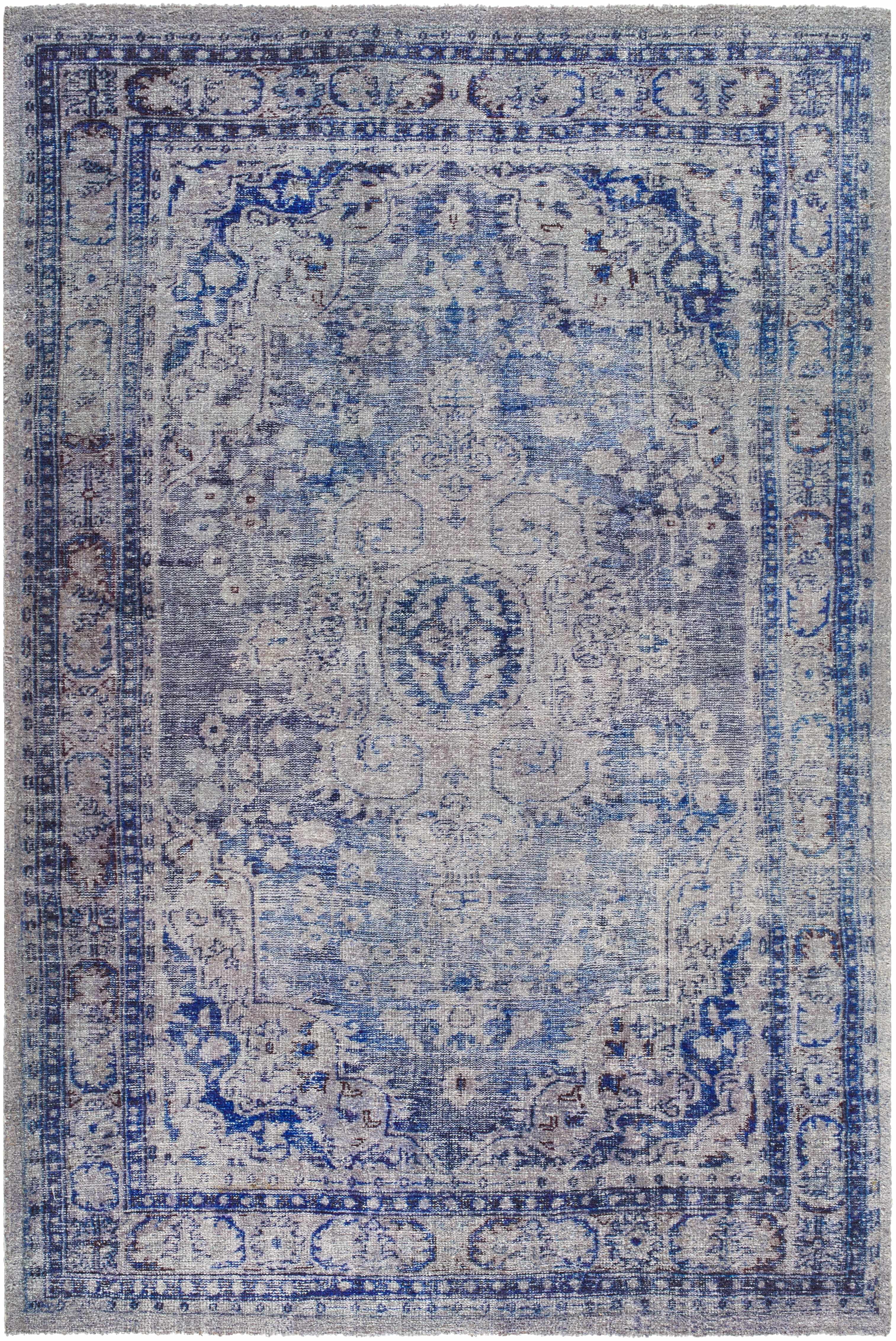 Periwinkle Modern Rug BoutiqueRugs Csilla Traditional Area Rug - Blue, Slate Blue, Periwinkle ...