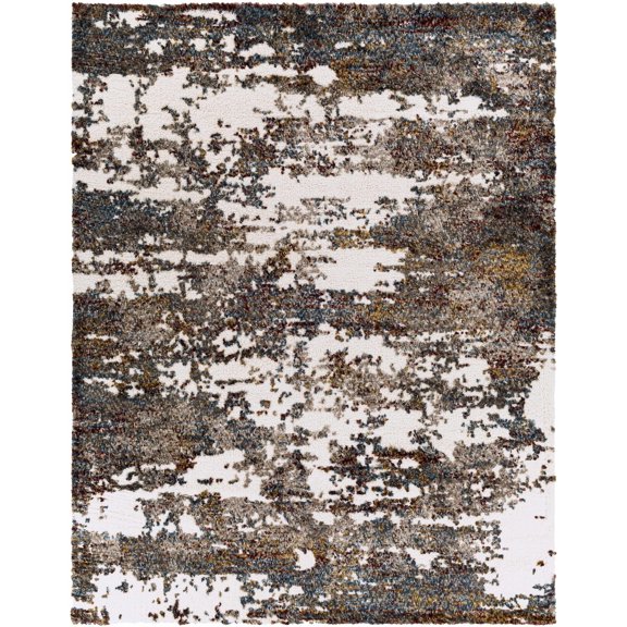 BoutiqueRugs Darenth Contemporary Area Rug - Teal, Navy, Denim - 5'3" x 7'
