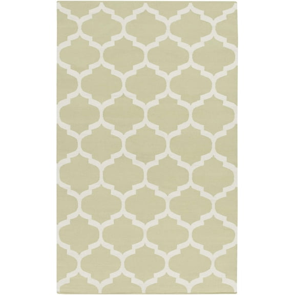 BoutiqueRugs Dearborn Transitional Area Rug - Light Green, Lime Green, Ivory - 9' x 12'