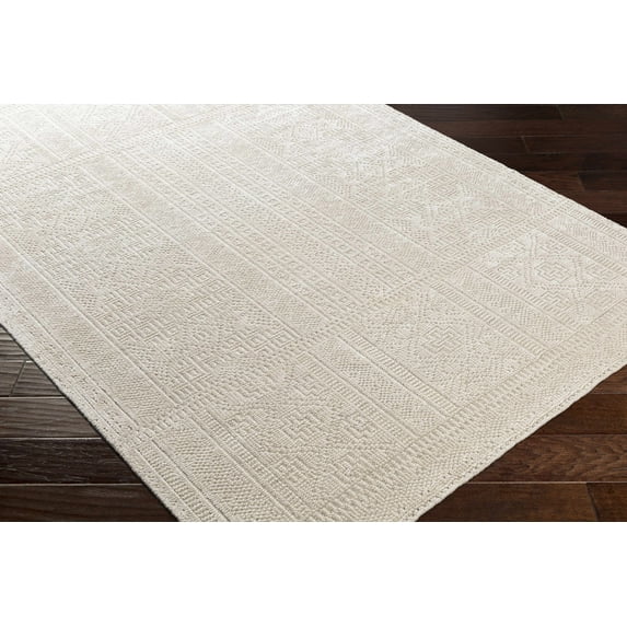 BoutiqueRugs Delran Traditional Area Rug - Beige, Tan - 18" x 18" Sample