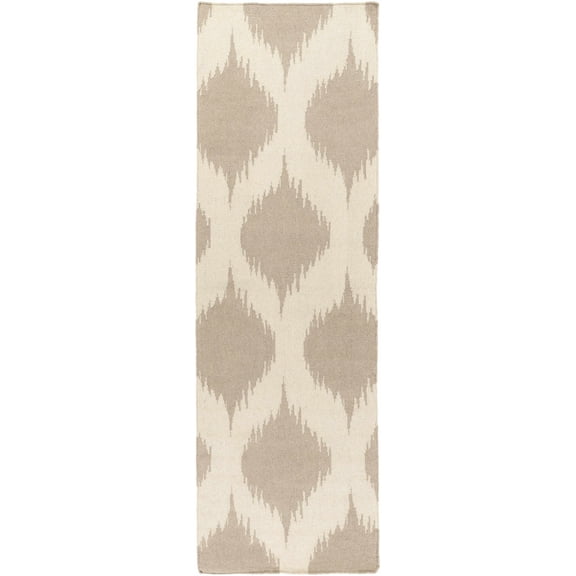 BoutiqueRugs Deshler Bohemian, Transitional Runner Rug - Peach, Taupe - 2'6" x 8' Runner