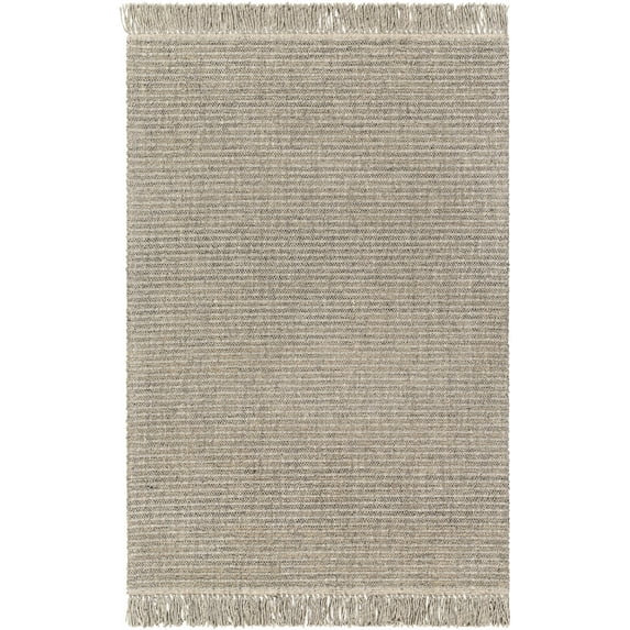 BoutiqueRugs Desma Traditional, Transitional Area Rug - Light Gray, Medium Gray, Dark Red - 2' x 3'