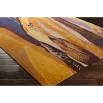 BoutiqueRugs Diamondhead Contemporary Area Rug - Burgundy, Denim, Dusty Pink - 2' x 3'