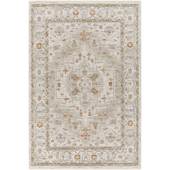BoutiqueRugs Dieppe Traditional Area Rug - Sage, Olive, Mustard - 9' x 12'2"