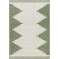 thumbnail image 1 of BoutiqueRugs Djugun Moroccan Geometric Area Rug - Outdoor Safe - Performance Carpet for Porch, Patio, Entryway - High Traffic -Green, Sage, Olive, Cream - 2' x 2'11" (2x3 Small Area Rug), 1 of 17