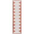 thumbnail image 1 of BoutiqueRugs Djugun Moroccan Geometric Rug - Outdoor Safe - Performance and High Traffic Carpet for Hallway, Kitchen - Peach, Pink, Blush Rose, Cream - 2'7" x 10' Runner (2x10), 1 of 10