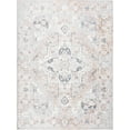 thumbnail image 1 of BoutiqueRugs Dobry Farmhouse Area Rug - Off White, Blue, Tan - 5'3" x 7', 1 of 19