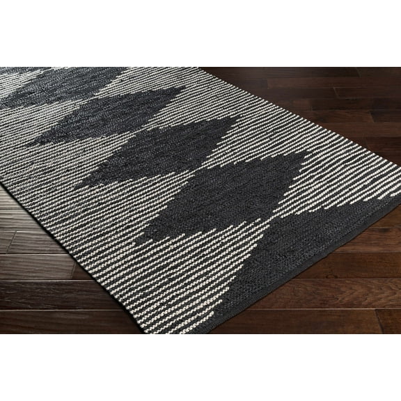 BoutiqueRugs Duncraig Southwestern Area Rug - Black, Peach - 8' x 10'