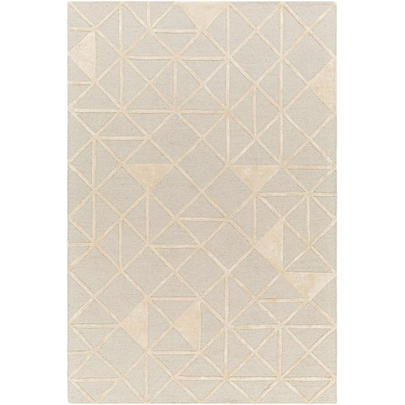 BoutiqueRugs Dyani Contemporary Area Rug - Pale Blue, Peach - 2' x 3'