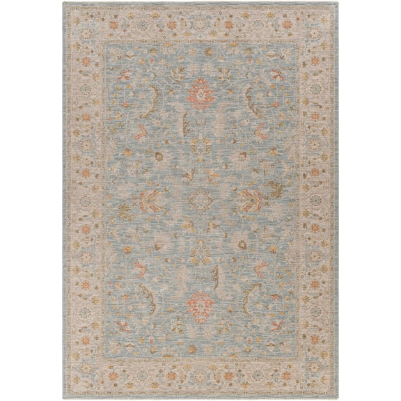 BoutiqueRugs Edie Traditional Area Rug - Taupe, Medium Gray, Mustard - 2'7" x 3'11"