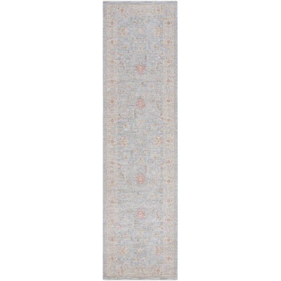 BoutiqueRugs Edie Traditional Runner Rug - Taupe, Medium Gray, Mustard - 2'7" x 7'3" Runner