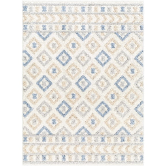 BoutiqueRugs Eivin Contemporary Area Rug - Light Gray - 2' x 3'