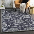 thumbnail image 1 of Boutique Rugs Eldena Traditional Area Rug - Teal, Charcoal, Slate Blue - 18" x 18" Sample, 1 of 17