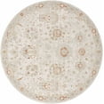thumbnail image 1 of BoutiqueRugs Elimbah Traditional Area Rug - Rust, Mustard, Olive - 6'7" Round, 1 of 13