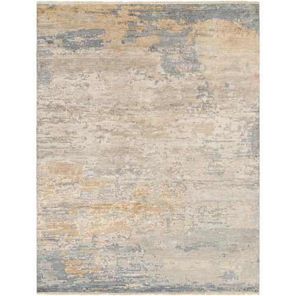 BoutiqueRugs Elise Farmhouse Area Rug - Beachhouse, Off White, Smoke - 6' x 9'