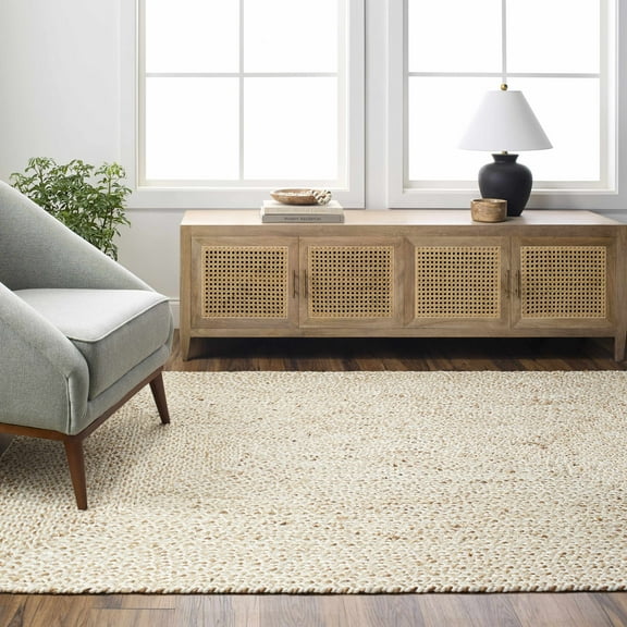 BoutiqueRugs Elkie Traditional, Transitional Runner Rug - Bone - 2'6" x 8' Runner