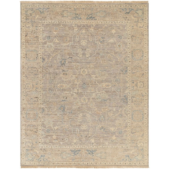 BoutiqueRugs Ellie Farmhouse Area Rug - Light Gray, Beige, Denim - 2' x 3'