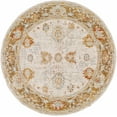 thumbnail image 1 of BoutiqueRugs Elloree Traditional Area Rug - Olive, Denim, Rust - 6'7" Round, 1 of 17