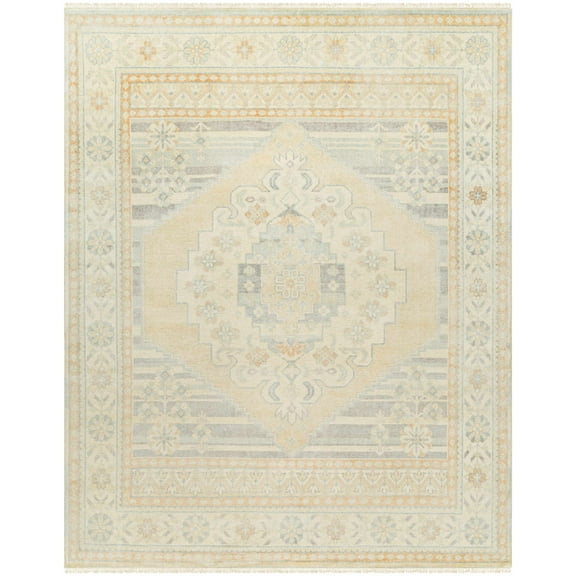 BoutiqueRugs Emiko Farmhouse Area Rug - Bone, Khaki, Camel - 2' x 3'