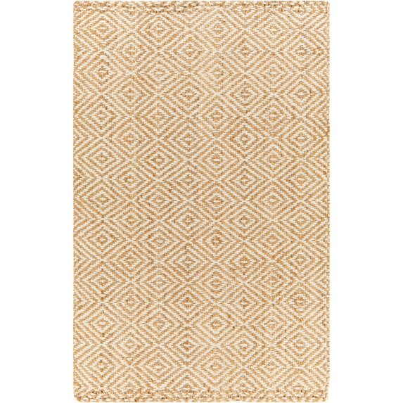 BoutiqueRugs Eriko Traditional, Transitional Area Rug - Peach, Tan - 5' x 7'6"