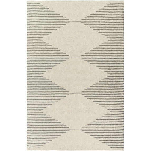 BoutiqueRugs Ermin Contemporary Area Rug - Bone - 8'10" x 12'