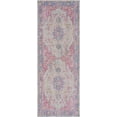 thumbnail image 1 of BoutiqueRugs Eufaula Traditional Runner Rug - Purple, Red, Burgundy - 3'2" x 8'2" Runner, 1 of 10