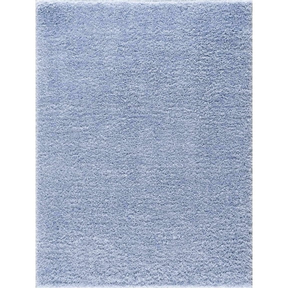 BoutiqueRugs Faina Aqua Washable Shag Area Rug - Machine Washable - Aqua - 4' x 5'7"