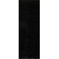 thumbnail image 1 of BoutiqueRugs Faina Black Washable Shag Runner Rug - Machine Washable - Black - 2'7" x 7'3" Runner, 1 of 16