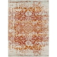 thumbnail image 1 of BoutiqueRugs Fairmount Bohemian Vintage Medallion Area Rug - Farmhouse Oriental Floral Carpet for Living Room, Bedroom, Dining Room - Burnt Orange, Cream, Magenta - 7'10" x 10'2" (8x10 Area Rug), 1 of 16