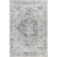 thumbnail image 1 of BoutiqueRugs Fatih Vintage Traditional Medallion Area Rug - Oriental Floral Performance Carpet for Living Room, Bedroom - Machine Washable - Blue, Aqua, Pink - 5'3" x 7'3" (5x7), 1 of 14