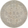 thumbnail image 1 of BoutiqueRugs Fawn Traditional Area Rug - Dusty Sage, Light Brown, Medium Gray - 6'7" Round, 1 of 12