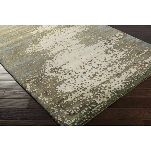 BoutiqueRugs Fluker Contemporary Area Rug - Charcoal, Taupe, Black - 5' x 8'