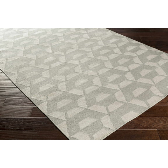 BoutiqueRugs Frenchton Contemporary Area Rug - Medium Gray, Light Gray - 2' x 3'