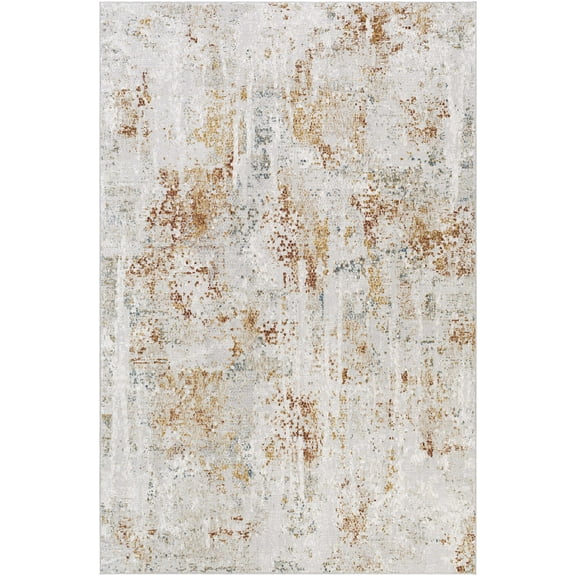 BoutiqueRugs Fulham Contemporary Area Rug - Light Gray, Off White, Gray - 7'10" x 10'