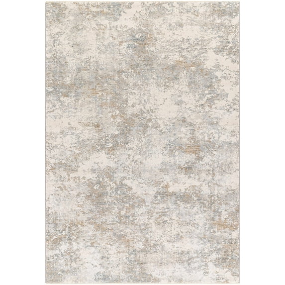 BoutiqueRugs Ganit Contemporary Area Rug - Bone, Cloud Gray, Multi Brown - 2'7" x 3'11"