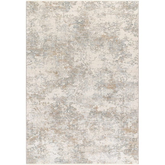Boutique Rugs Ganit Contemporary Area Rug - Bone, Cloud Gray, Multi Brown - 2' x 2'11"