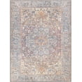 thumbnail image 1 of BoutiqueRugs Gardnertown Traditional Area Rug - Machine Washable - Brick Red, Cream, Navy - 7'6" x 9'6", 1 of 13