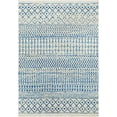 thumbnail image 1 of BoutiqueRugs Gaura Farmhouse Moroccan Geometric Area Rug - Boho Aztec Tribal Carpet for Living Room - Light Gray, Blue, Silver Blue - 3'11" x 5'7", 1 of 14