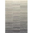 thumbnail image 1 of BoutiqueRugs Gawel Broken-Striped Area Rug - Bone, Gray, Charcoal - 2' x 3', 1 of 8