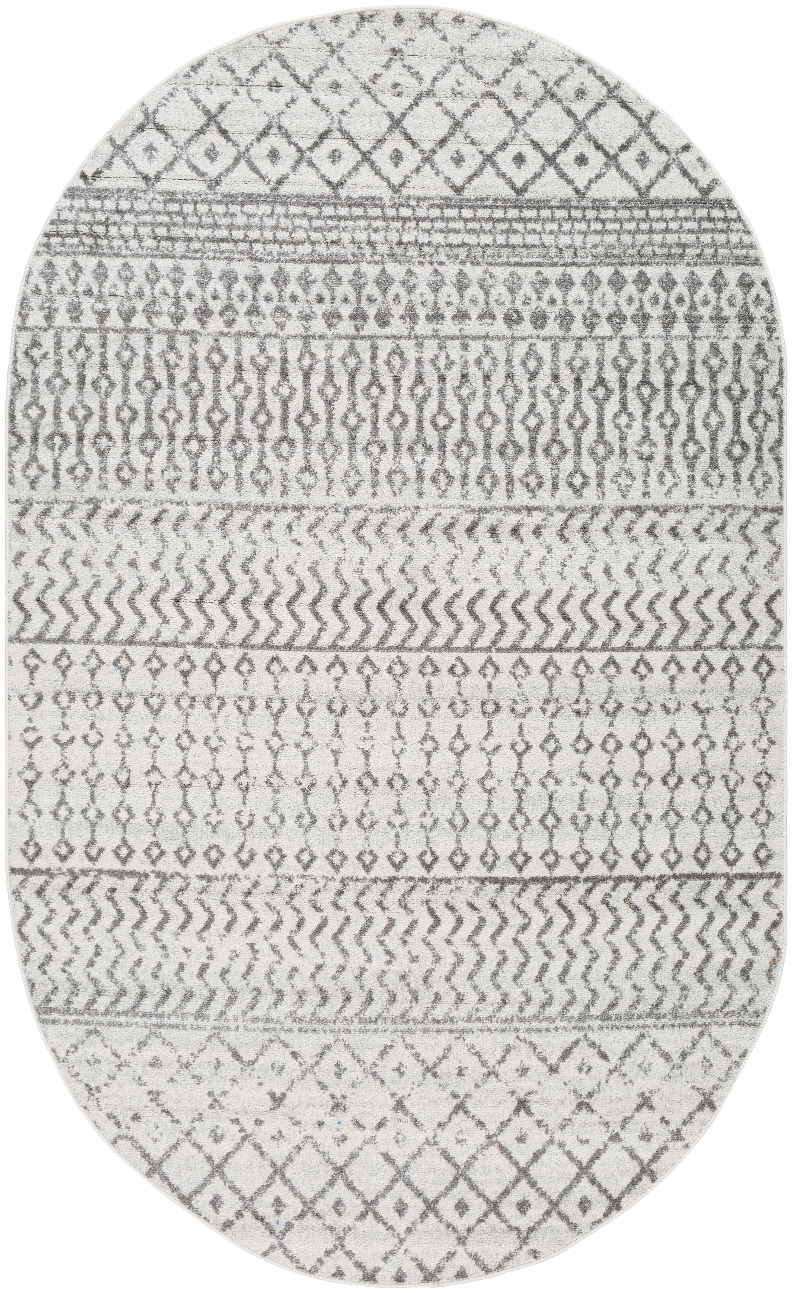 Neautral Color Aztec Rug BoutiqueRugs Genji Farmhouse Moroccan Geometric Area Rug - Boho Aztec ...
