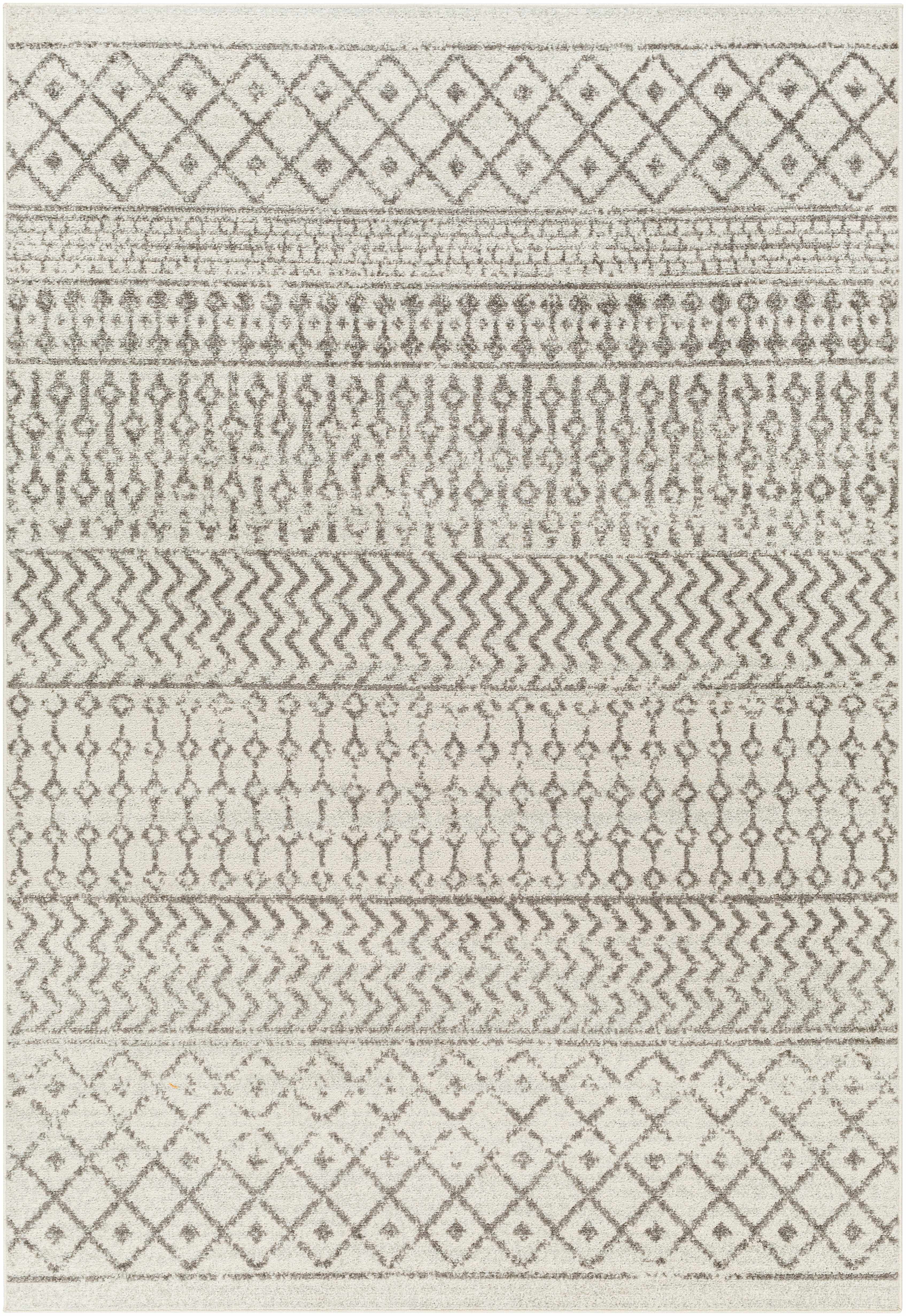 Neautral Color Aztec Rug BoutiqueRugs Genji Farmhouse Moroccan Geometric Area Rug - Boho Aztec ...