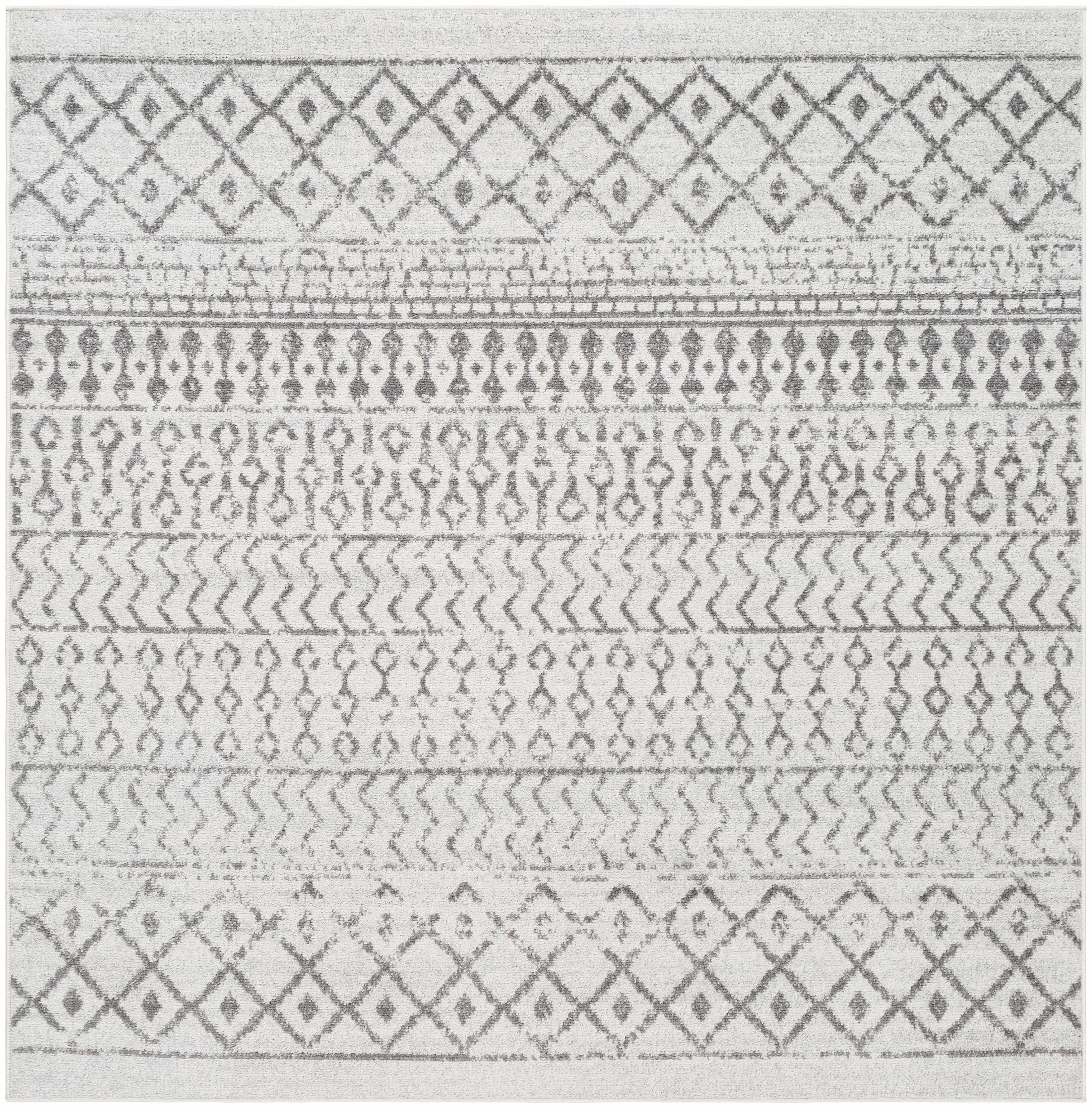 Neautral Color Aztec Rug BoutiqueRugs Genji Farmhouse Moroccan Geometric Area Rug - Boho Aztec ...