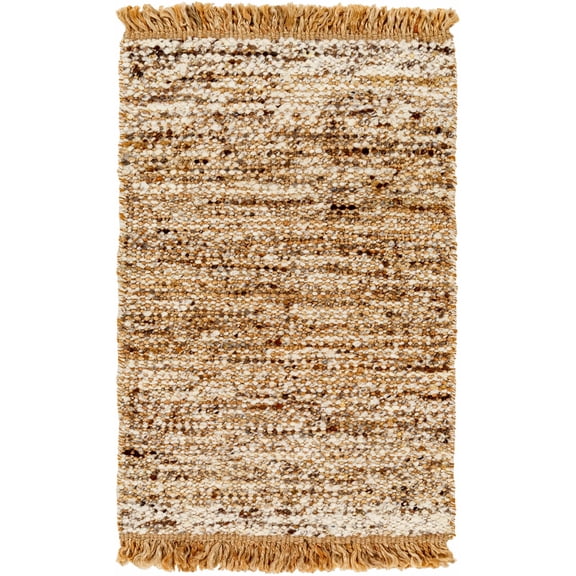 BoutiqueRugs Gopi Traditional, Transitional Area Rug - Tan, Black, Taupe - 2' x 3'