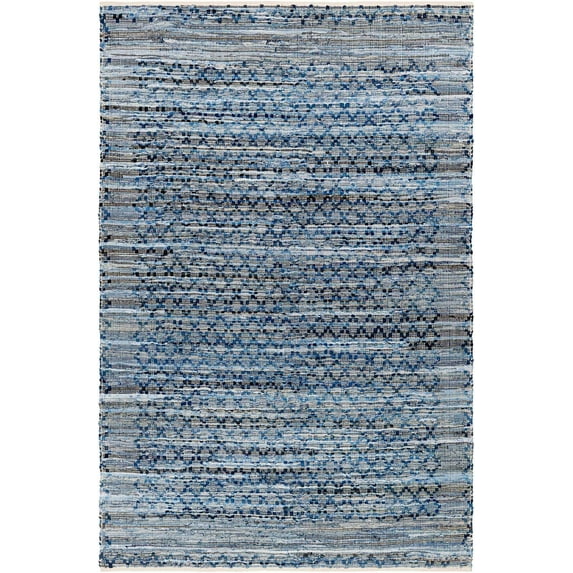 BoutiqueRugs Goro Contemporary Area Rug - Silver, Ink, Smoke - 9' x 12'