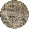 thumbnail image 1 of BoutiqueRugs Gorokan Contemporary Area Rug - Navy, Denim, Cream - 5'3" Round, 1 of 17