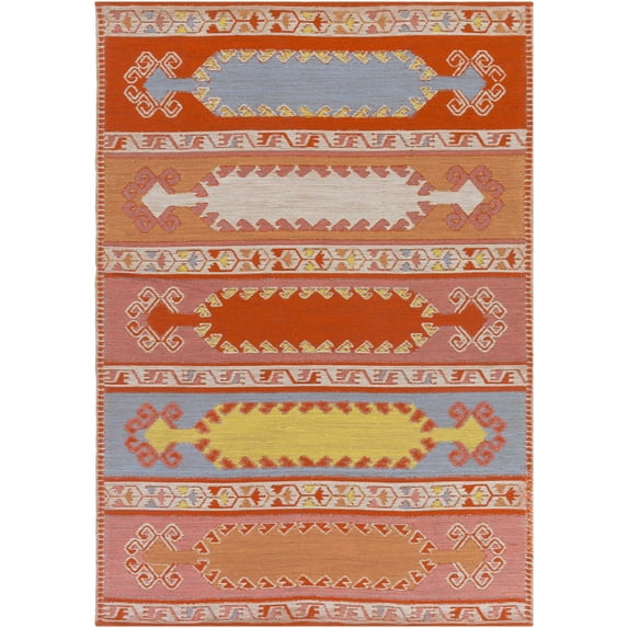 BoutiqueRugs Gumberry Bohemian, Transitional Area Rug - Rust, Camel, Ivory - 2' x 3'