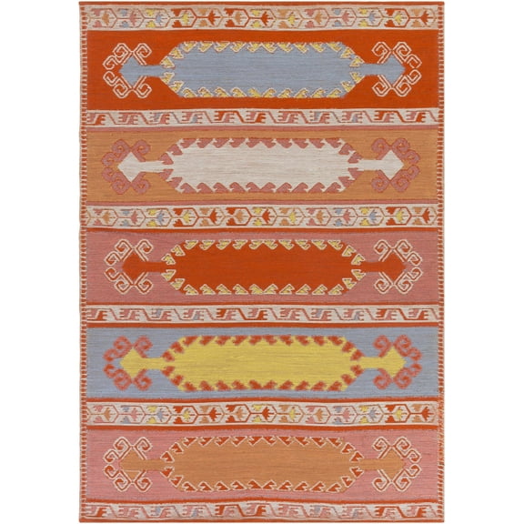 BoutiqueRugs Gumberry Bohemian, Transitional Area Rug - Rust, Camel, Ivory - 2' x 3'