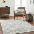 thumbnail image 1 of BoutiqueRugs Halia Contemporary Area Rug - Light Gray, Multi Brown, Cloud Gray - 18" x 18" Sample, 1 of 12